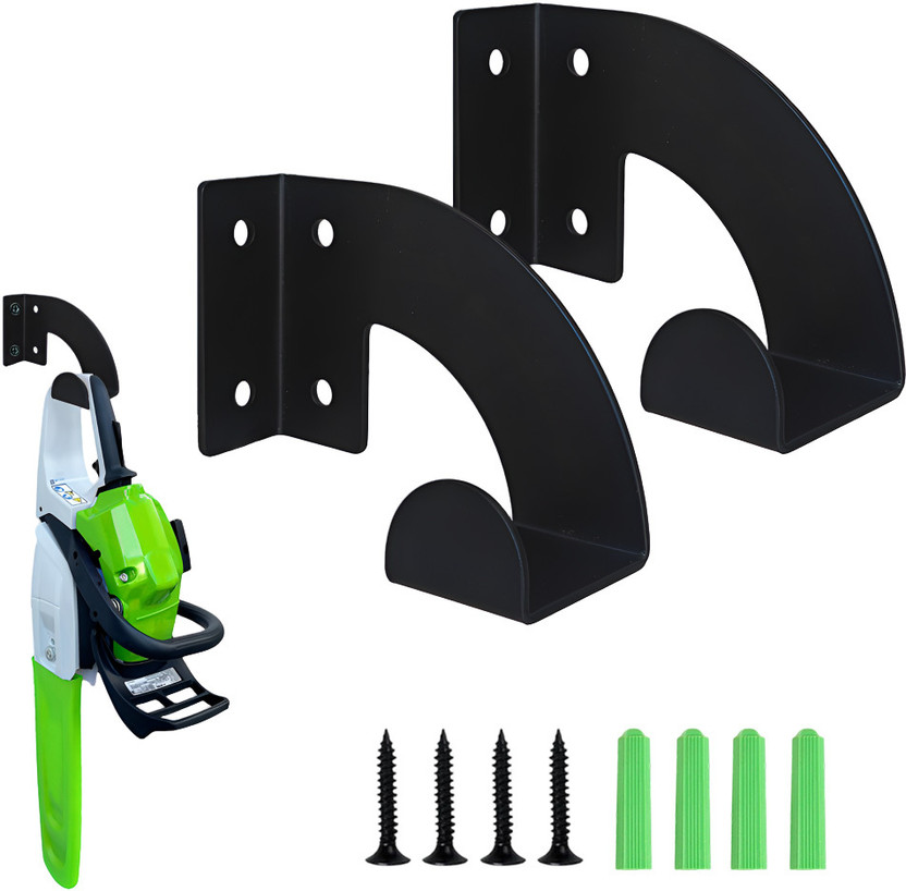 ORTIZA Chainsaw Wall Mount Holder Heavy Duty Organizer Hanger for Garage Shed Regular Organizer