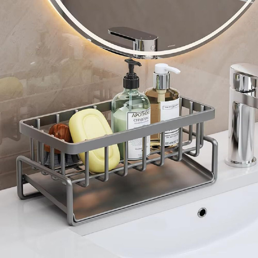 EagleVista EagleVista Stainless Steel Kitchen Sink Caddy & Organizer Accessories Organizer - Flipkart Deal