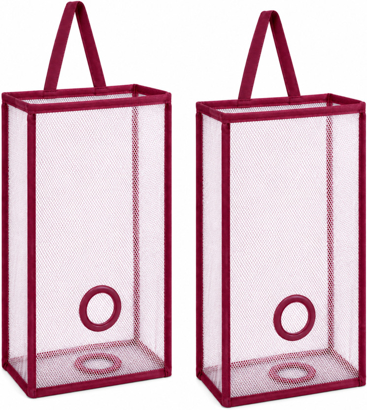Buynation Buynation Polybag Organiser Kitchen Wall Hanging Polybag Holder Storage Bags Handbag Organizer - Flipkart Deal