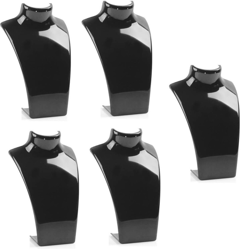 SYGA Necklace and Earring Storage Display Rack (Black, 5) Jewellery Organizer