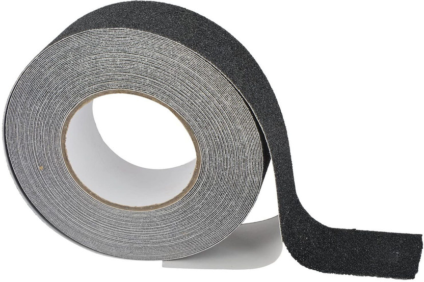 SHRIWAT Heavy Duty Anti-Skid Safety Tape - 2" x 16.4' Non-Slip Adhesive for Stairs 5 m Anti Slip Tape(Black Pack of 1)
