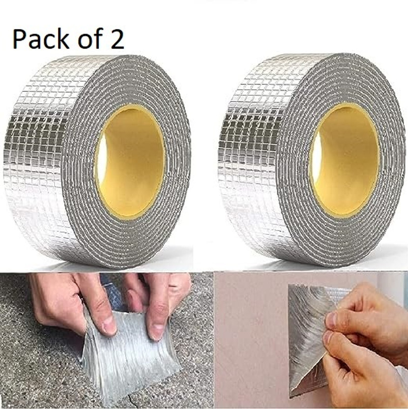 Evona Evona Self Adhesive High Temperature Aluminum Foil Butyl Rubber Tape 5 m Duct Tape(Silver Pack of 1) - Flipkart Deal