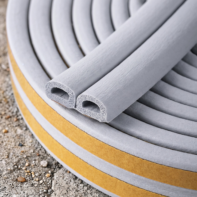 Pramukh Pramukh Wholesaler Heavy-Duty Waterproof D-Profile Door Draft Stopper Strip Grey Pack 1 Seal Tape 3 m Foam Tape(Grey Pack of 1) - Flipkart Deal