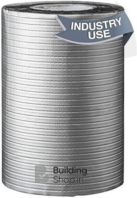 Buildingshop.in Self Adhesive Waterproofing Tape for Roof/Bituminous Flashing/Sealing Tape 10 m Single Sided Tape(Black Pack of 1)
