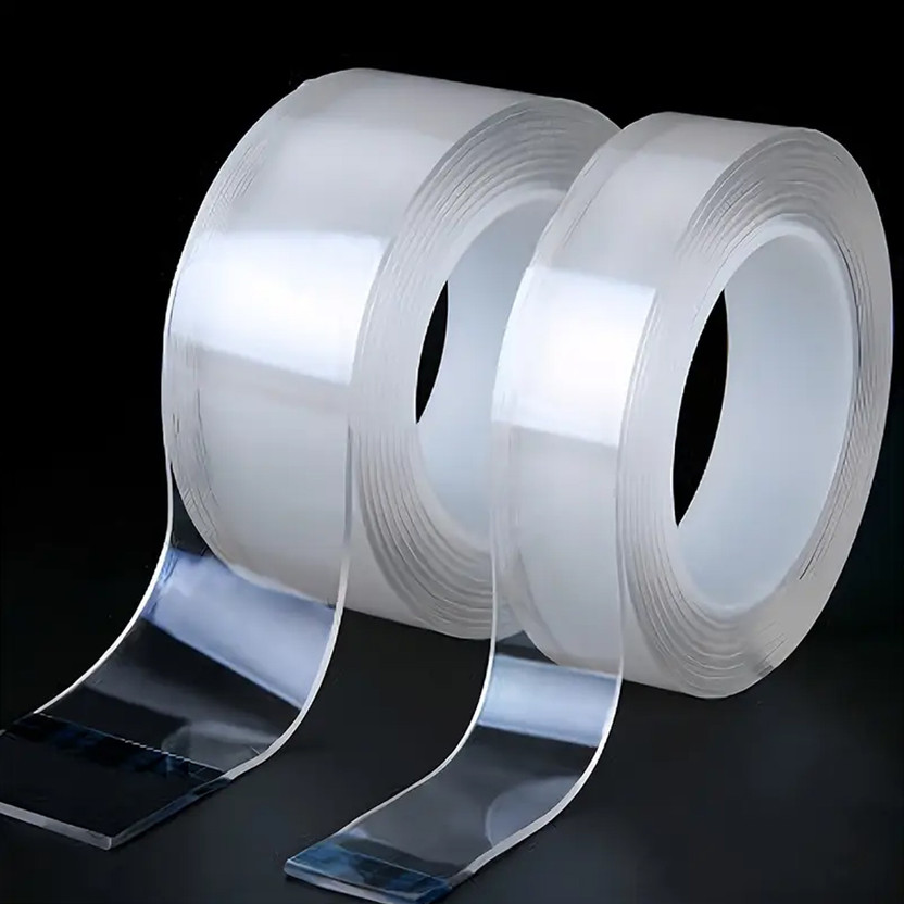 Hiru Hiru 2 Rolls Nano Tape- Nano Double Sided Tape 2 m Double-sided Tape(Clear Pack of 2) - Flipkart Deal