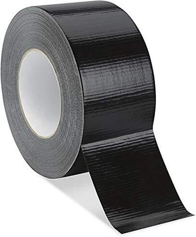Truebond Duct Tape Heavy Duty - Black Book Binding Tape, Strong, Flexible, No Residue All Weather, All Purpose For Do-It-Yourself Repairs, Industrial Duct Tape Heavy Duty (Manual)(Set of 1, Black)