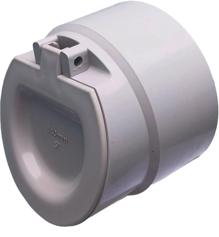 ESEKSAFAR PVC drain Backflow Valve, [Drain Cap/Cover/Non-return water valve (140mm(5 inch) Check Valves