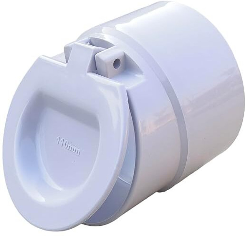 Isvara PVC Drain 4-Inch PVC Drain Pipe Flip Valve Cap Gate Valves