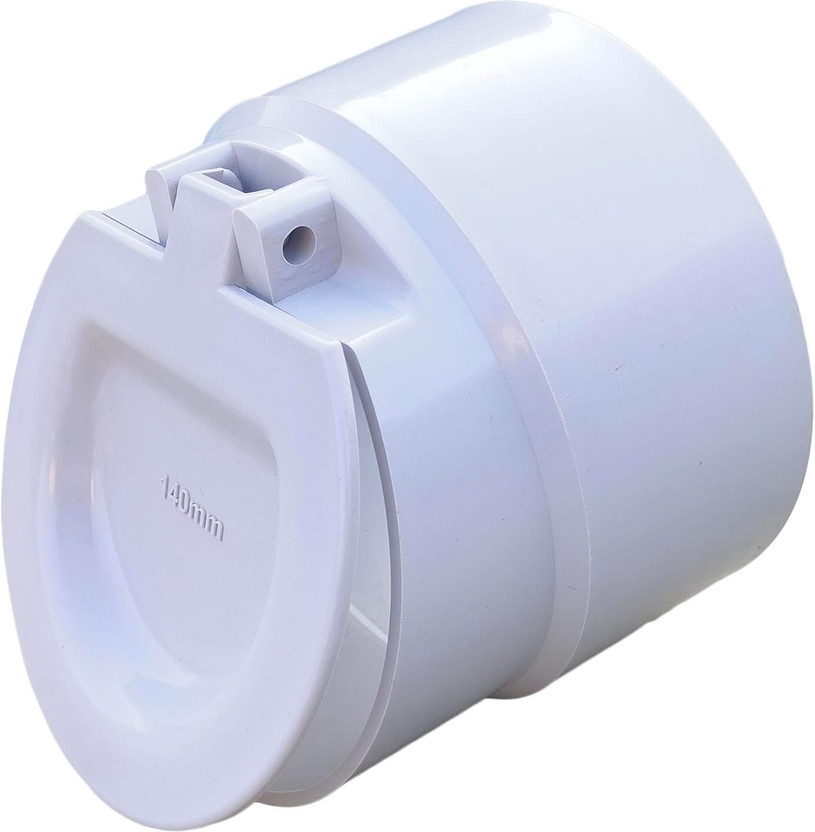 ESEKSAFAR PVC drain Backflow Valve, [Drain Cap/Cover/Non-return water valve (140mm(5 inch) Check Valves