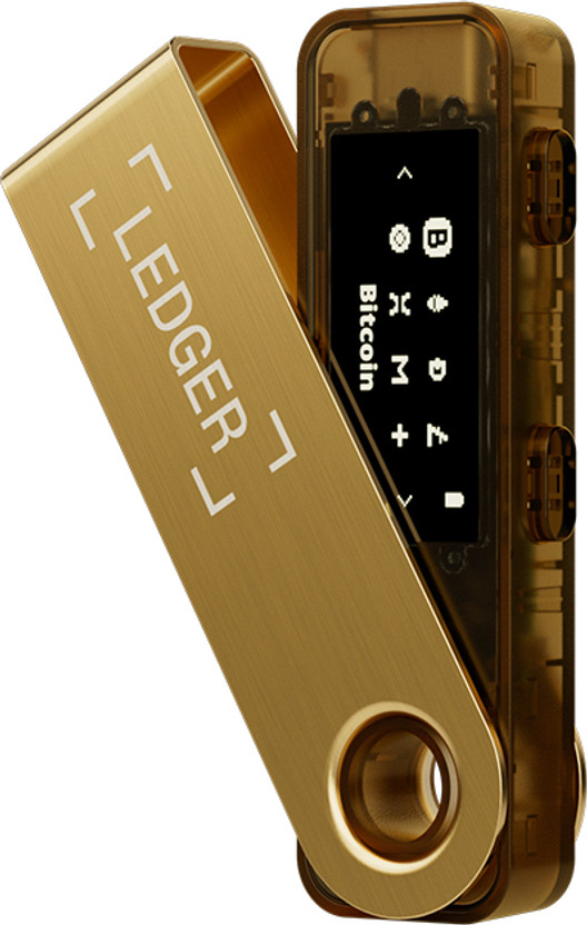 Ledger Ledger Nano S Plus Signer -Manage Your Crypto & NFTs securely (Ledger Wallet crypto app)(Gold) - Flipkart Deal