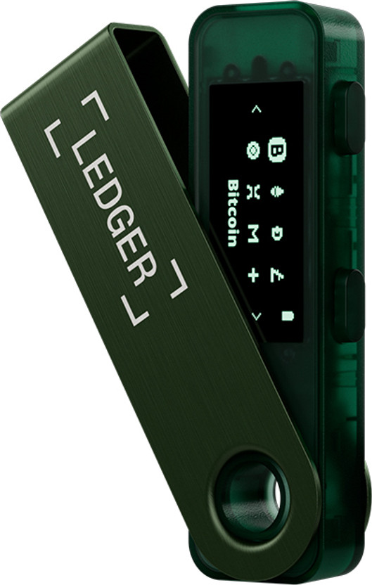 Ledger Ledger Nano S Plus Signer -Manage Your Crypto & NFTs securely (Ledger Wallet crypto app)(Emerald Green) - Flipkart Deal
