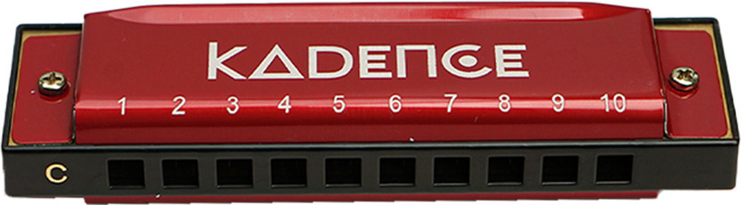 KADENCE Kadence Harmonica T104, (Red) Portable Mouth Organ Portable Mouth Organ(RED)