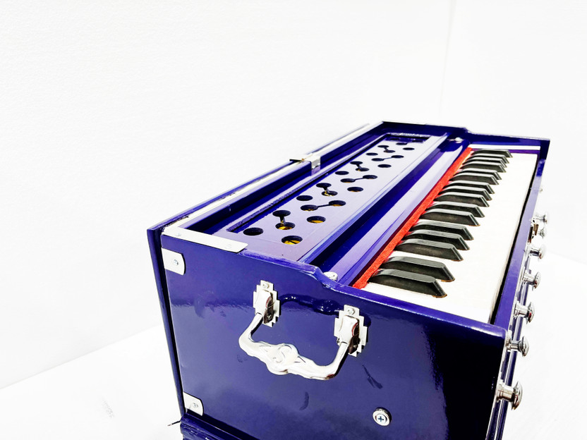 MAGA MART 3.25 Octave Hand Pumped Harmonium Beginner/Student 3.2 Octave Hand Pumped Harmonium(Two Fold Bellow, Bass Reed)