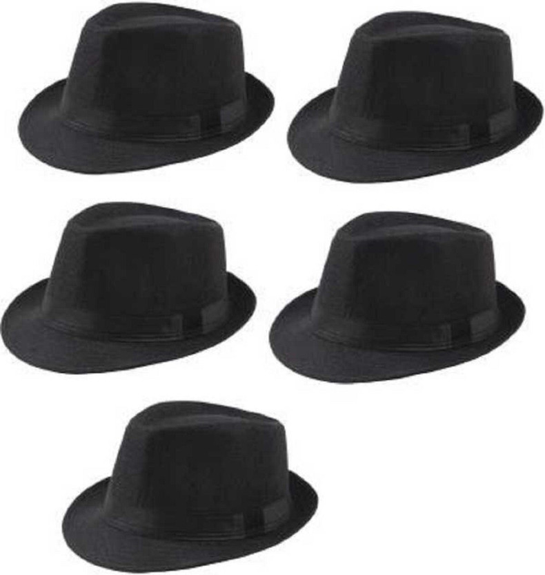 RBSFLOZIO CAPS(Black, Pack of 5)