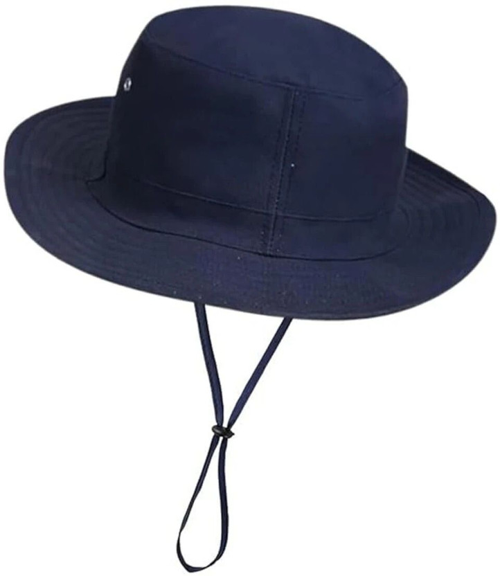Zonkar Unisex Cotton Classic Camouflage Hat Summer Sun Protection Packable Beach Hat(Navy Blue, Pack of 1)