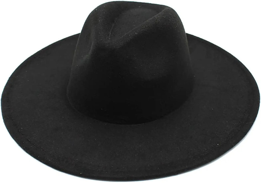 Fedora Sunset Campaign, beach, anniversary, party, birthday, merriage etc hats(Black, Pack of 1)