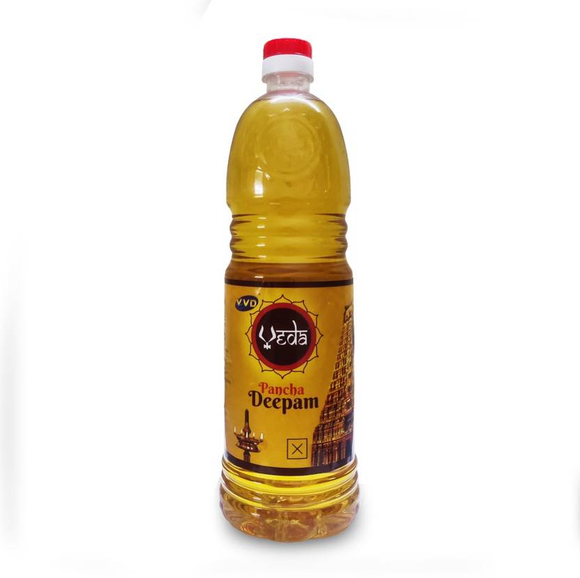 VVD Veda Pancha Deepam Lamp Oil900ml Bottle Lamp oil Pooja oil