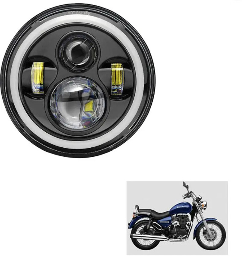 greygator LED Headlight for Royal Enfield Classic 350, Classic 500