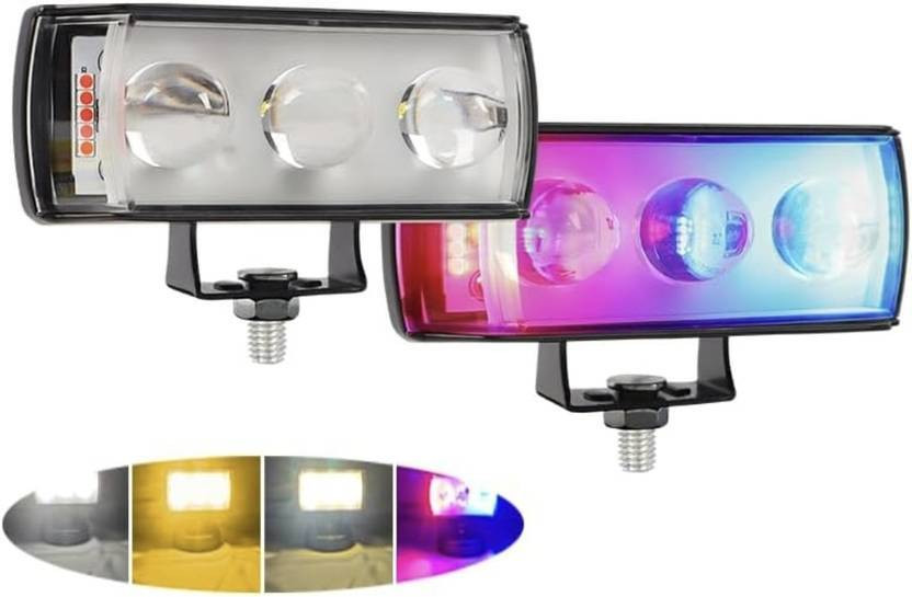 TRYFLY LED Fog Light for Universal For Bike Universal For Car