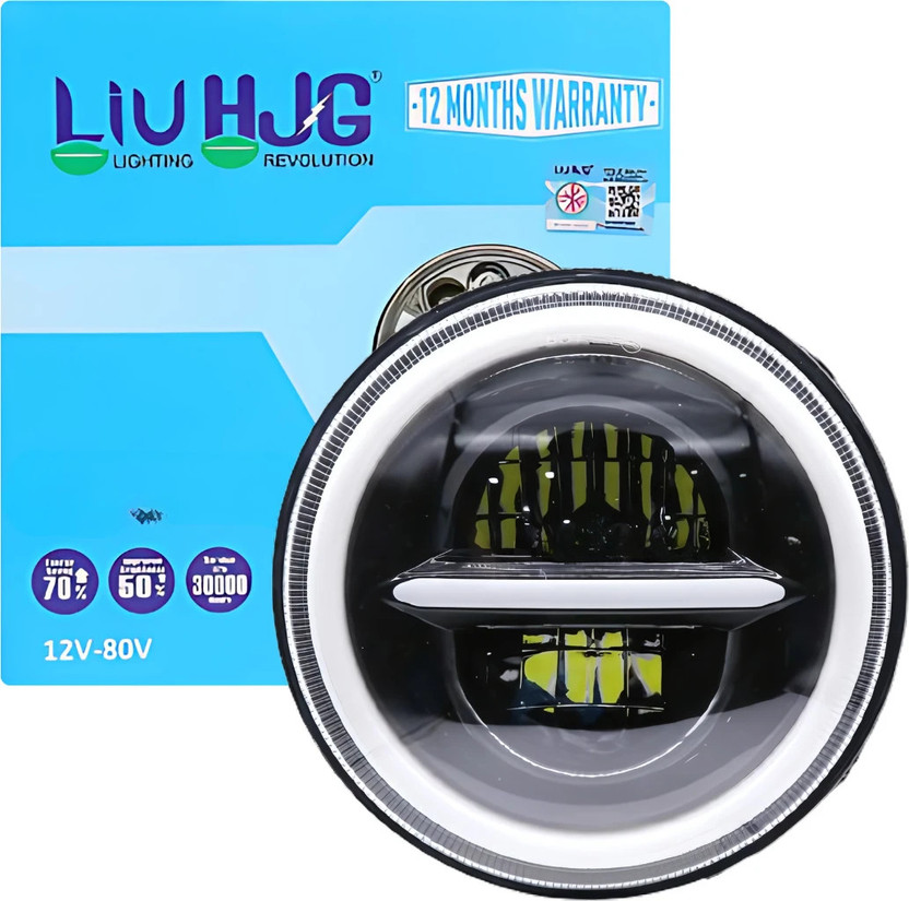 AutoPowerz LED Headlight for Royal Enfield, Mahindra Bullet 350, Bullet Electra, Classic 500