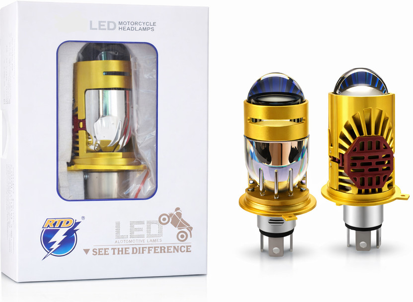 Motovibe enterprises LED Headlight for Hero, Honda, Bajaj, KTM, TVS, Royal Enfield, Yamaha, Universal For Bike, Universal For Car Universal For Bike, Universal For Car