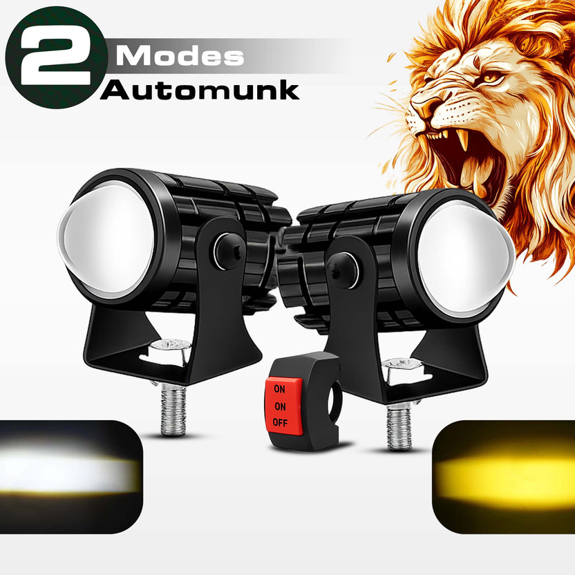 automunk LED Fog Light for Universal For Bike