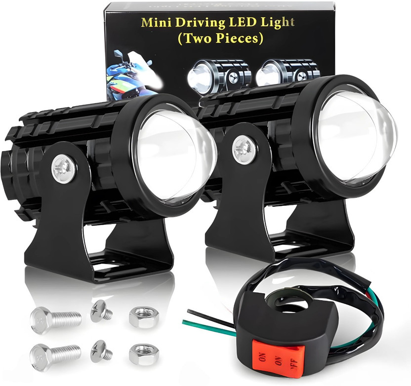 LOVMOTO LED Fog Light for Honda, Maruti Suzuki, Hyundai, Volkswagen, Mahindra, Universal For Bike, Universal For Car Universal For Car, Creta, Baleno, Ciaz, Bolero, Verna, Universal For Bike, Universal For Car