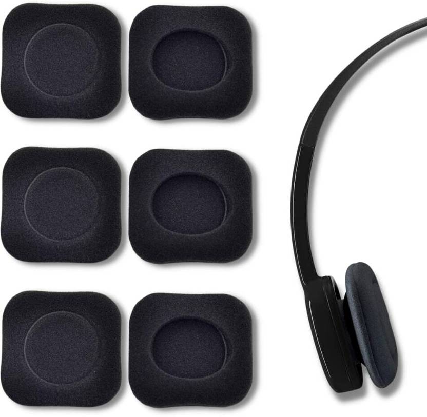Crysendo Square Headphone Sponge for Logitech H130, H150, H151, H250