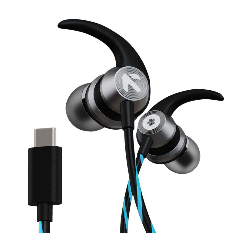 GOBOULT X1 Pro Wired Type-C Connector, Dynamic Drivers, In-line Control Wired(Blue, In the Ear)