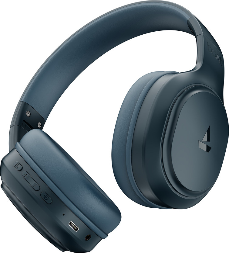 boAt Rockerz 430, 40ms Latency, 40H Battery, Stream Ad Free Music via App, Bluetooth(Starry Night, On the Ear)