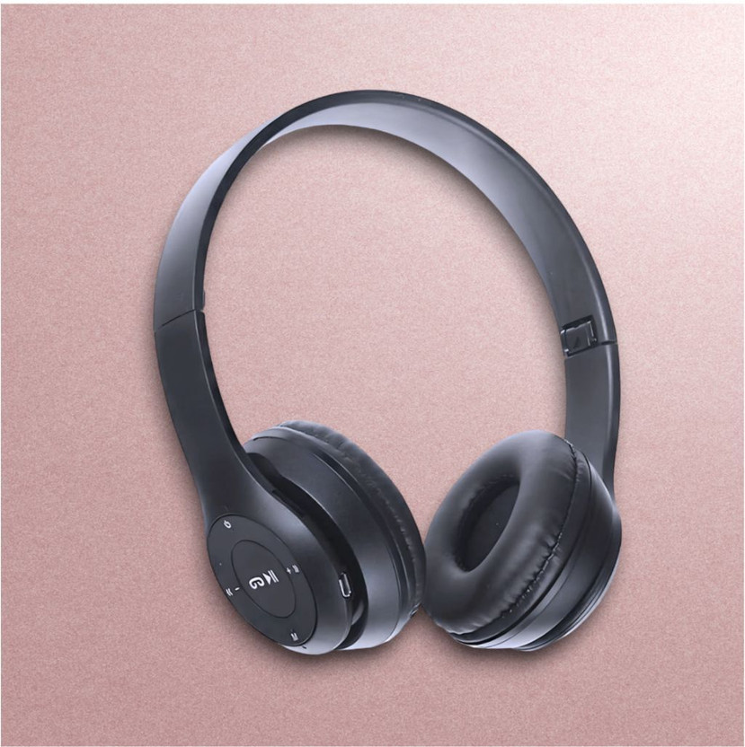 TWS Bluetooth Gaming Headset with Heavy Bass and Around-Ear Design_EN Bluetooth & Wired(Black, On the Ear)