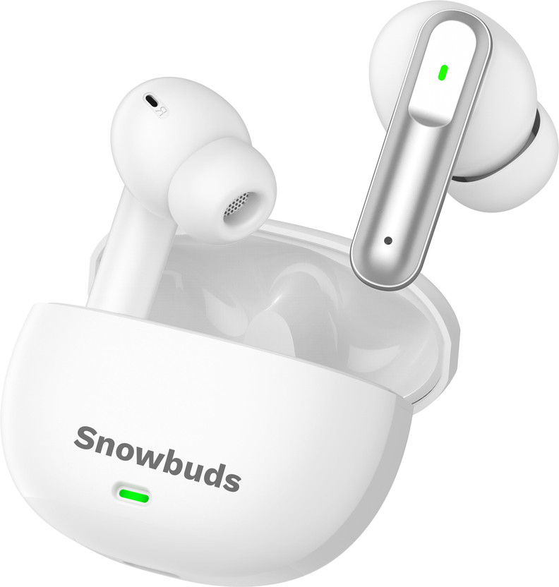 Snowbuds Snowbuds SB151 with Immersio Dolby Audio 3D Soundstage Earbuds Wireless with Deep Bass-8 Bluetooth Gaming(White, True Wireless) - Flipkart Deal