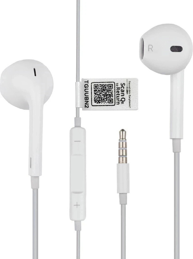 Tag8 Tag8 Wired Earphones-QR Based Technology-White Wired(White, In the Ear) - Flipkart Deal