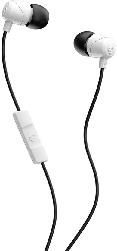 Jib Wired Earbuds with Microphone, Noise Isolating Fit, Call and Track Control(White, In the Ear, In the Ear)