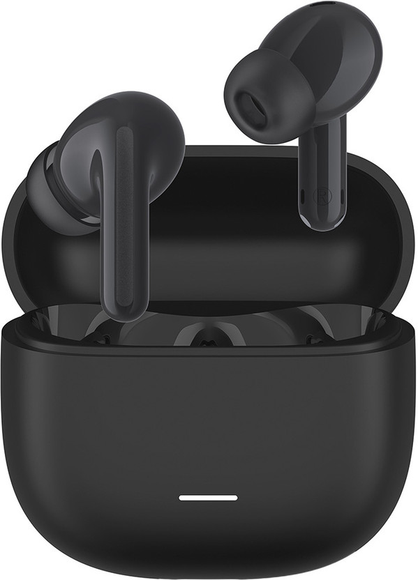 REDMI Buds 5C with 40dB Hybrid ANC, Quad-Mic AI Calling, 36 hrs Playtime, 4 EQ+Custom Bluetooth(Acoustic Black, True Wireless)