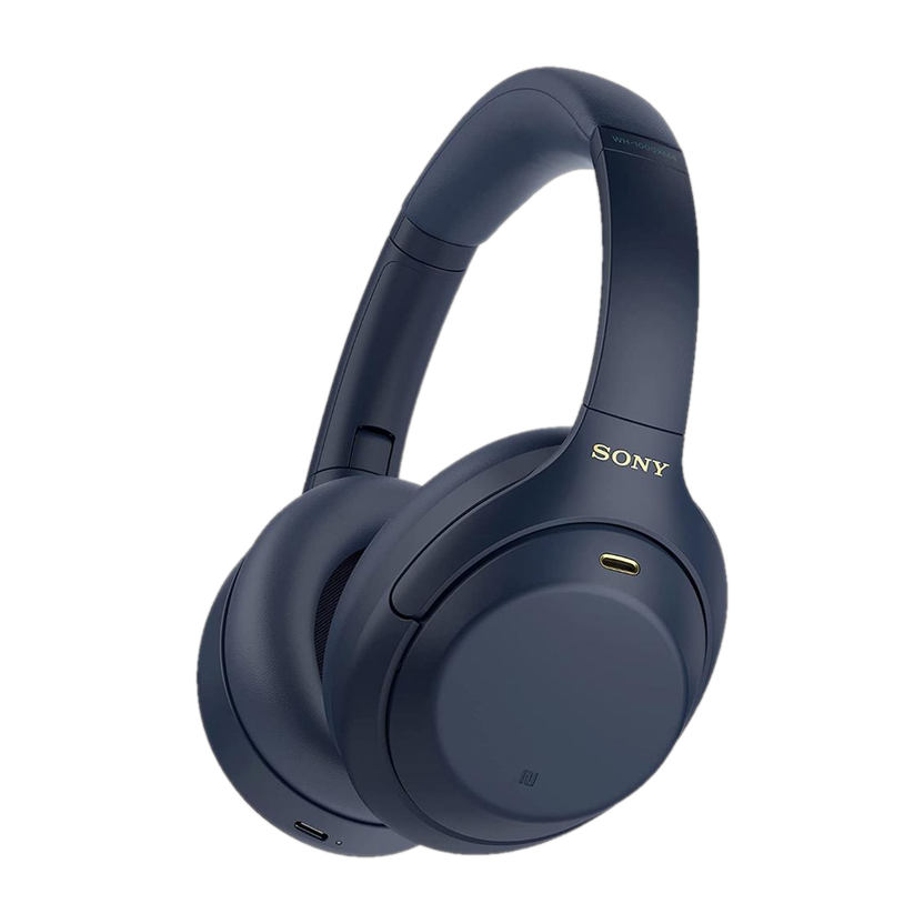 SONY WH1000XM4/LMIN Bluetooth(Blue, On the Ear)