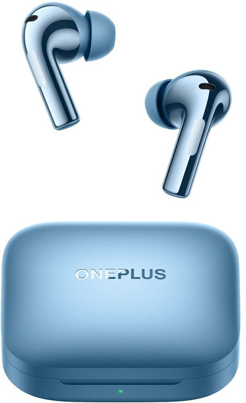 OnePlus Buds 3 TWS, in Ear Earbuds with Sliding Volume Control and 49dB ANC Bluetooth(Splendid Blue, True Wireless)