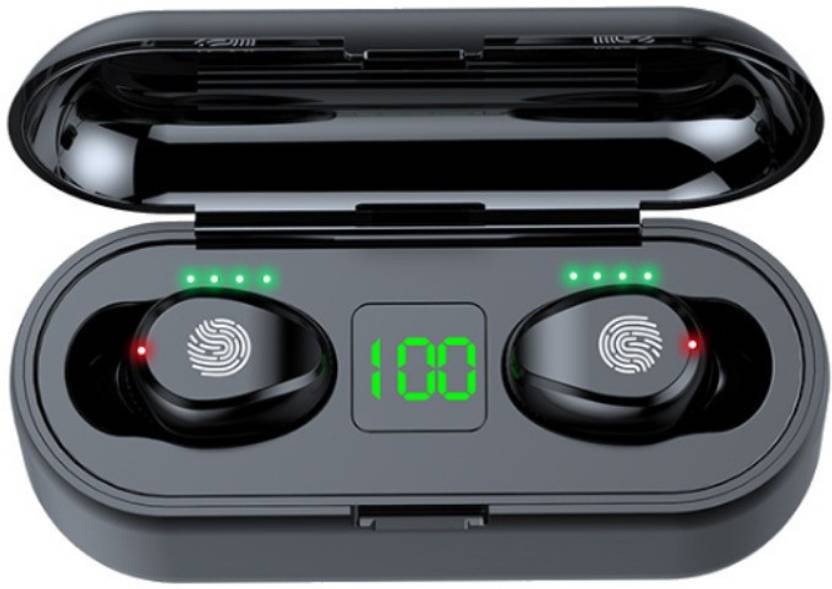 REALSHOCK Exclusive Earbuds F9 Wireless with Power Bank LED Display