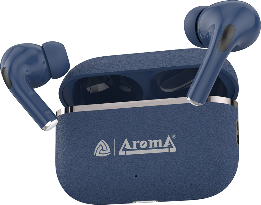 Aroma Aroma Scrub Pro Upto 50H Playtime*,ENC,Dual Pairing, Deep Bass, Fast Charging Earbuds Bluetooth(Vintage Blue, True Wireless) - Flipkart Deal
