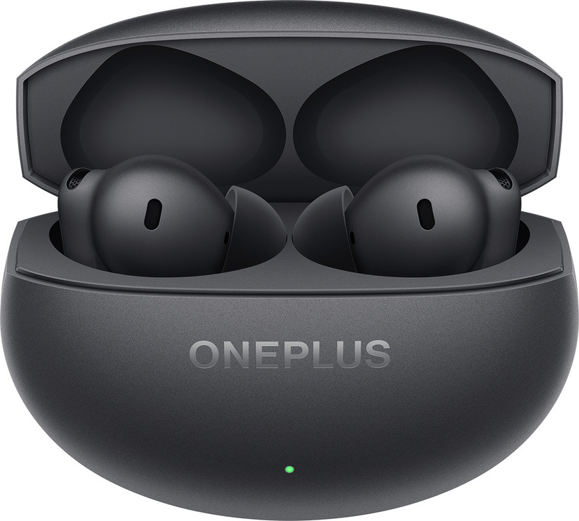 OnePlus Buds 4 55dB ANC, 45 hrs Playback, Dual Drivers with Dual DACs, 3D Audio Bluetooth(Storm Gray, True Wireless)