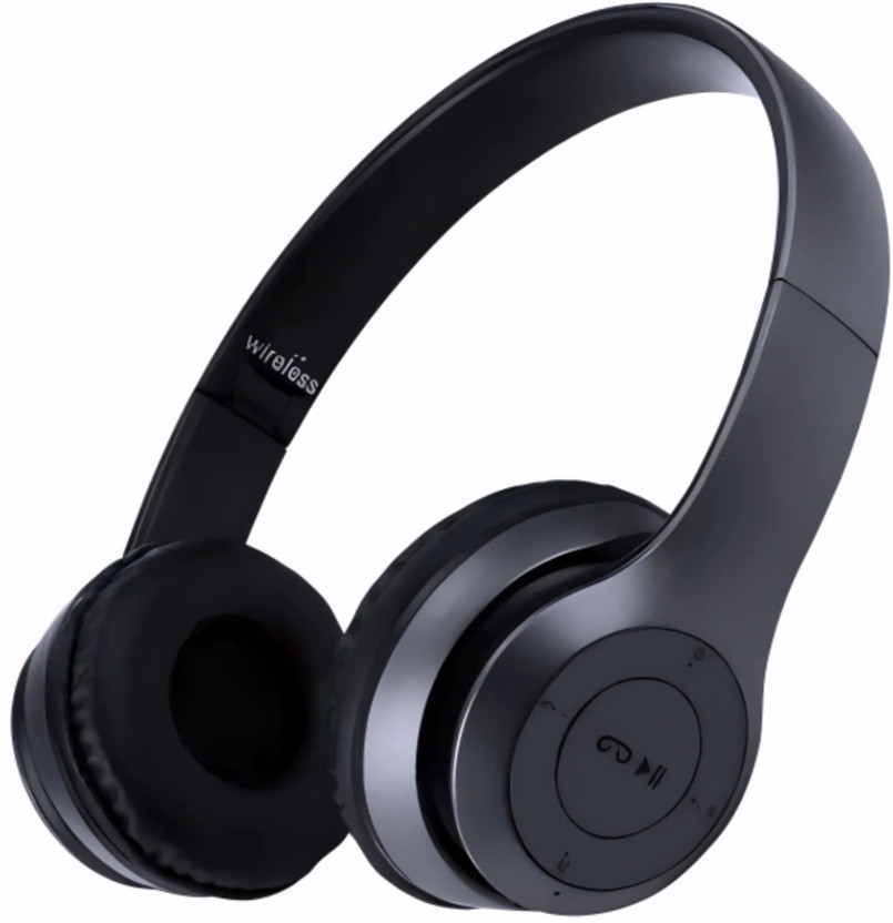 TWS FoldUp Bluetooth Bass Pro Studio Sound_UW Bluetooth & Wired(Black, On the Ear)