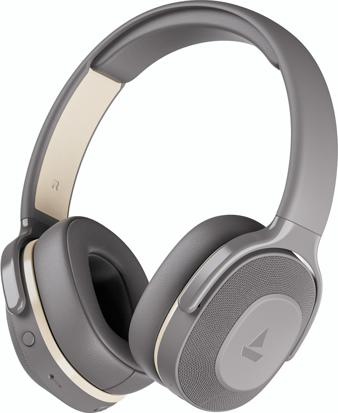 boAt Rockerz 413,60H Battery,ENx, BEAST Mode, Dual Pair, Stream Ad Free Music via App Bluetooth(Ash Grey, On the Ear)