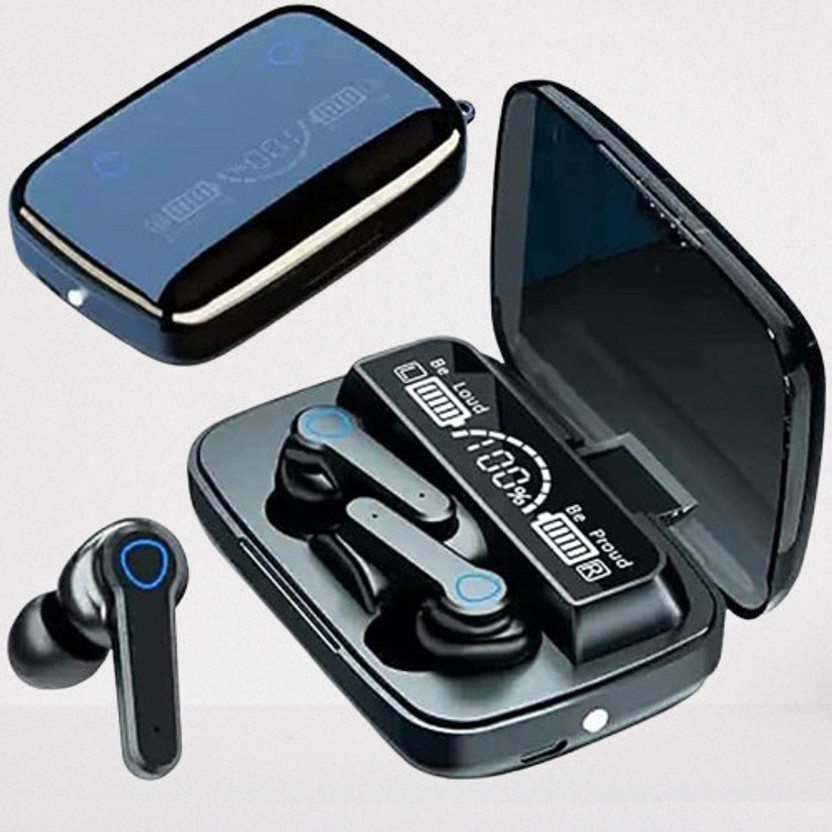 Mid Light M19 ADVANCE ASAP Charge BLUETOOTH Wireless Earbuds M221 Bluetooth(Black, True Wireless)