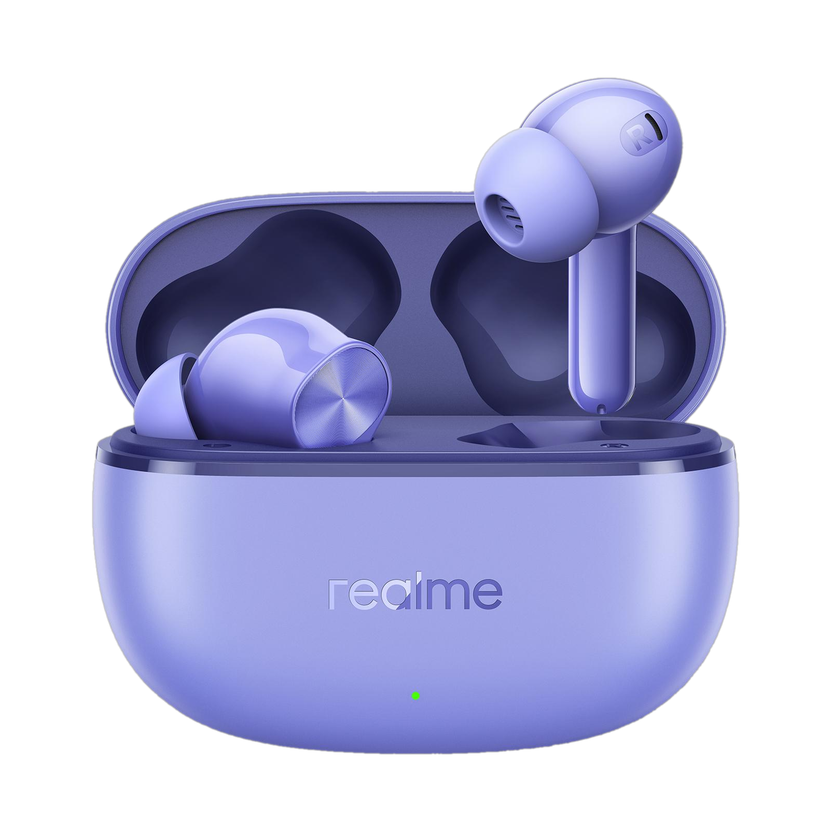 realme Buds T200 Lite with 12.4mm Driver, 48hrs Playback, AI ENC & Dual-Device Pairing Bluetooth(Aurora Purple, True Wireless)