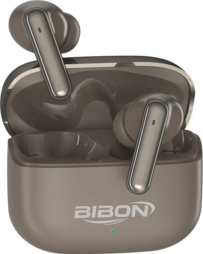 BiBon SuperPods Immersio Dolby Audio, 3D Soundstage, Wireless Earbuds with Deep Bass-2 Bluetooth(Brown, True Wireless)