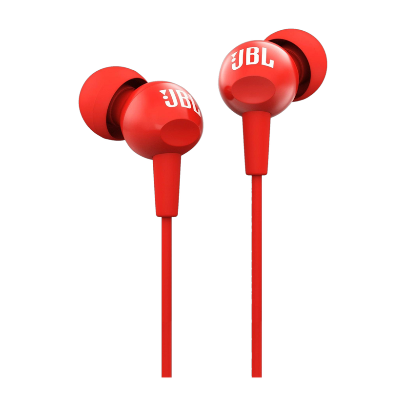 JBL C150SI with One Button Universal Remote Wired(Red, In the Ear)