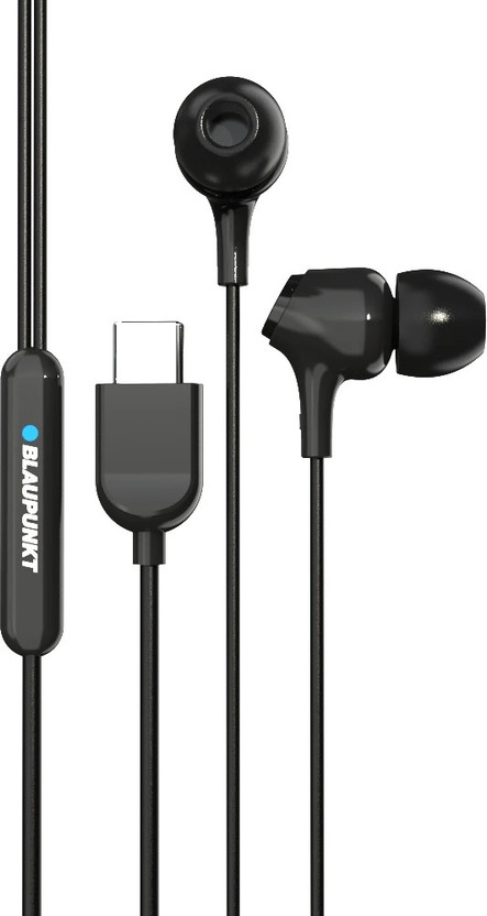 Blaupunkt EM01 C Type Wired Gaming(Night Black, In the Ear)