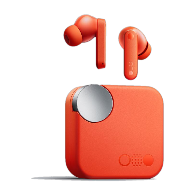 CMF by Nothing Buds 42 dB Active Noise Cancellation, Ultra Bass Technology, 35.5 Hrs playtime Bluetooth(Orange, True Wireless)