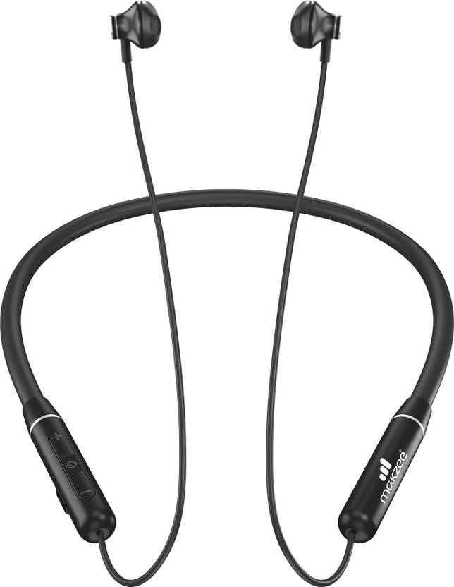 MAKZEE Fluffy IEarBuds, Make In India BT5.1, 18Hrs Playtime, Wireless NeckBand Bluetooth