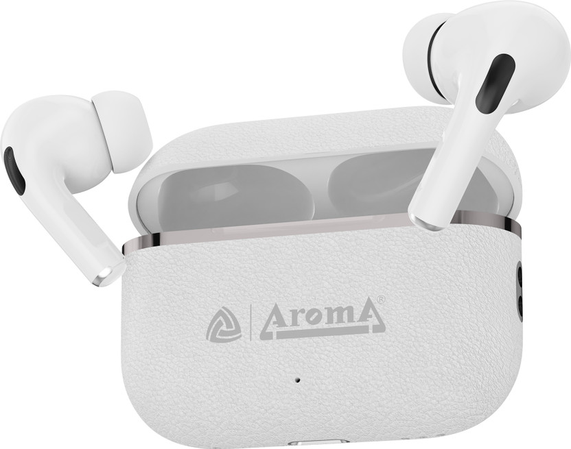 Aroma Aroma Scrub Pro Upto 50H Playtime*,ENC,Dual Pairing, Deep Bass, Fast Charging Earbuds Bluetooth(Vintage White, True Wireless) - Flipkart Deal